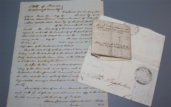 A group of early letters including a papal sealed letter